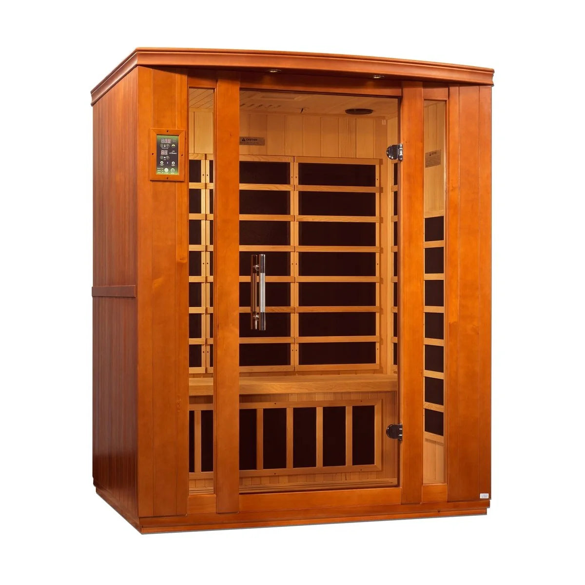 Dynamic Bellagio 3-person Low EMF (Under 8MG) FAR Infrared Sauna (Canadian Hemlock)