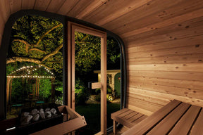 SaunaLife Model CL5G 4 Person Cube Series Outdoor Sauna Kit-SaunaLife-HQ Sauna